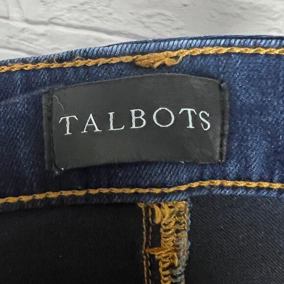Talbots Womens 18W Modern Classic Preppy Slimming Stretch Jeggings Ankle Jeans - Picture 5 of 10